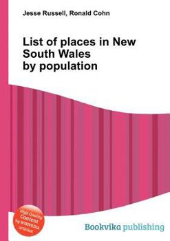 Paperback List of Places in New South Wales by Population Book