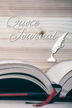 Paperback Quote Journal Book