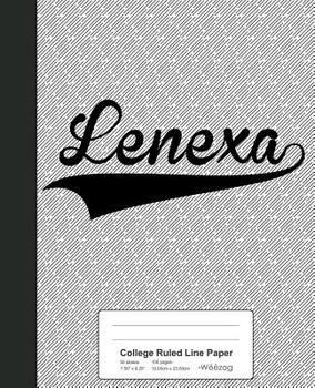 Paperback College Ruled Line Paper: LENEXA Notebook Book