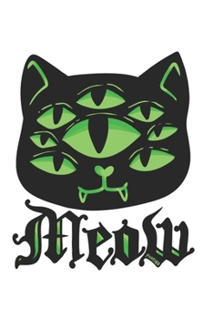 Gothic Cat Notebook: Graph Paper Journal 6x9 - 120 Pages