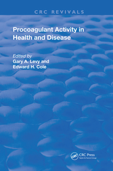 Paperback Role of Procoagulant Activity in Health and Disease Book