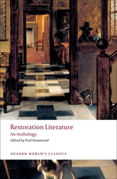 Paperback Restoration Literature: An Anthology Book