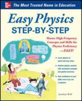 Paperback Easy Physics Step-By-Step: With 95 Solved Problems Book