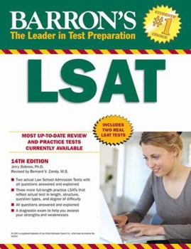 Paperback Barron's LSAT Book