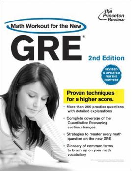 Paperback The Princeton Review: Math Workout for the New GRE Book