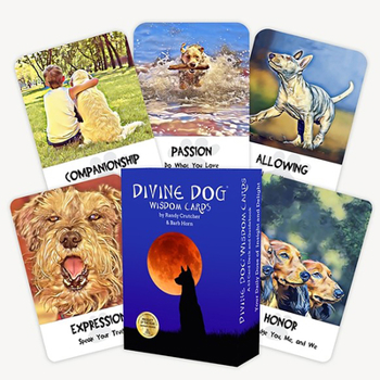 Cards Divine Dog Wisdom Cards: (63 Full-Color Cards and Guidebook) Book