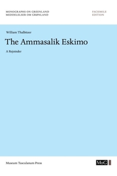 Paperback The Ammassalik Eskimo: A Rejoinder Volume 53 Book