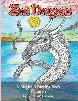 Paperback Zen Dragons: A Magical Coloring Book
