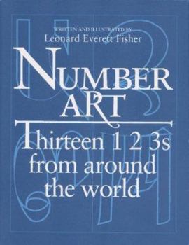 Hardcover Number Art: Thirteen 1 2 3s from Around the World Book