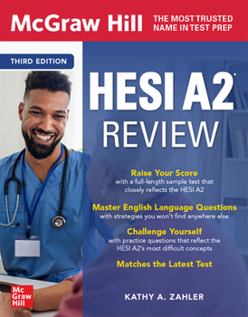 Paperback McGraw Hill Hesi A2 Review, Third Edition Book