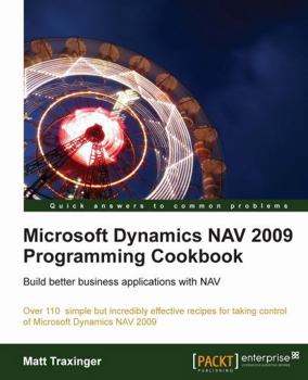 Paperback Microsoft Dynamics Nav 2009 Programming Cookbook Book