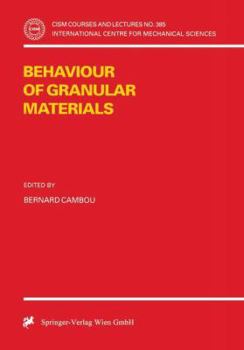 Paperback Behaviour of Granular Materials Book