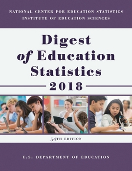Paperback Digest of Education Statistics 2018 Book