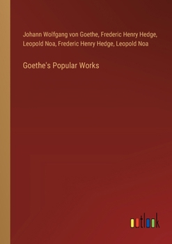 Paperback Goethe's Popular Works Book