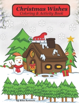 Paperback Christmas Wishes Coloring & Activity Book