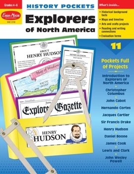 Paperback History Pockets: Explorers of North America, Grade 4 - 6 Teacher Resource Book