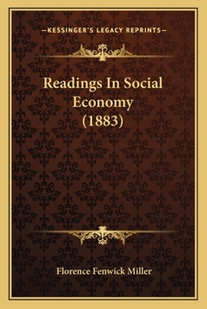 Paperback Readings In Social Economy (1883) Book