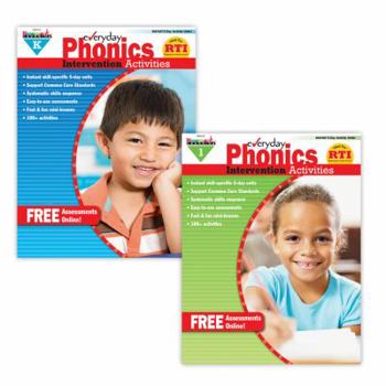 Misc. Everyday Phonics Intervention Activities Grades K & 1 (2 Book Set) Book