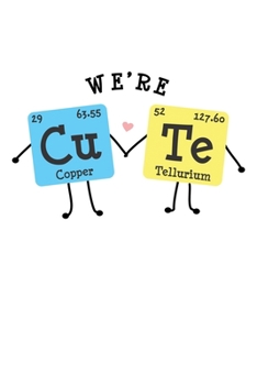 Notizbuch: Süß Cute Element Periodensystem Liebe Geschenk 120 Seiten, 6X9 (Ca. A5), Karomuster (German Edition)