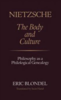 Hardcover Nietzsche: The Body and Culture Book