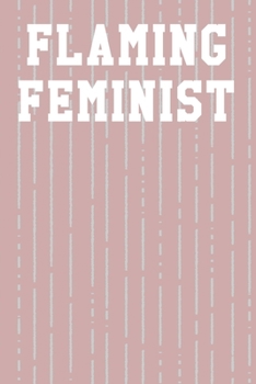 Paperback Flaming Feminist: Graph Paper Notebook 6"x9" 120 Pages Book