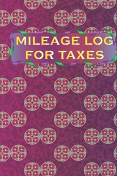 Paperback Mileage Log Book: mileage car for car Book