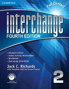 Hardcover Interchange Level 2 Full Contact with Self-Study DVD-ROM Book