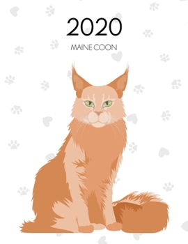 Paperback 2020: Dated Weekly Planner With To Do Notes & Cat Quotes - Maine Coon Book
