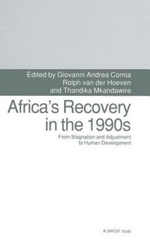 Hardcover Africa's Recovery in the 1990s: From Stagnation and Adjustment to Human Development Book