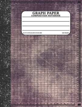 Graph Paper Composition Notebook: Math and Science Lover Graph Paper Cover Grunge(Quad Ruled 5 squares per inch, 100 pages) Birthday Gifts For Math Lover Teacher,Student Notebook