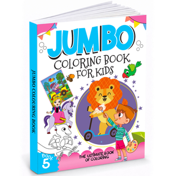 Paperback Jumbo coloring book-5 Book