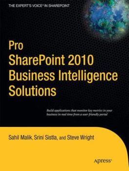 Paperback Pro SharePoint 2010 Business Intelligence Solutions Book