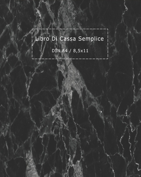 Paperback Libro Di Cassa Semplice: Agenda dei conti di casa - 110 pagine [Italian] Book