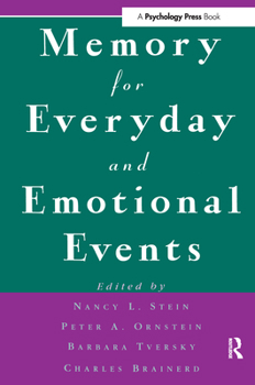 Paperback Memory for Everyday and Emotional Events Book