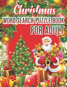 Paperback Christmas Word Search Puzzle book For Adult: Word Search Puzzle book (volume 1) Book