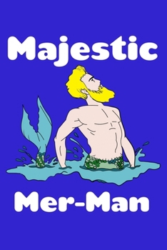 Paperback Majestic Mer Man: Comic Book Notebook Paper Book