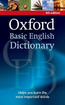 Paperback Oxford Basic English Dictionary Book