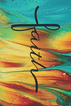 Faith: Inspirational Journal for Women & Men to Write in Watercolor Mint Green & Gold Premium Soft Cover Blank Lined Notebook Diary Gratitude & Meditation Ideal Gift