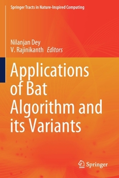 Paperback Applications of Bat Algorithm and Its Variants Book