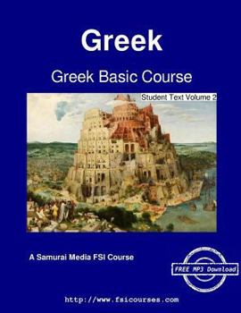 Paperback Greek Basic Course - Student Text Volume 2 Book