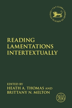 Paperback Reading Lamentations Intertextually Book