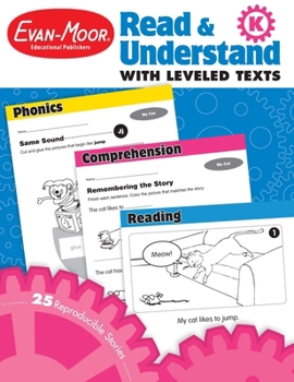 Paperback Read and Understand with Leveled Texts, Kindergarten Teacher Resource Book