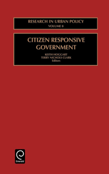 Hardcover Citizen Responsive Government Book