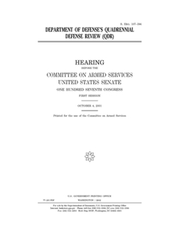 Department of Defense’s quadrennial defense review (QDR)