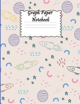 Paperback Graph Paper Notebook: Graph Paper For Teens Large (Graph Paper Notebook 5 x 5 Square Per Inch) - Math Squared Notebook Graph Paper Notebook Book