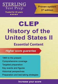 Paperback CLEP History of the United States II: Essential Content Book