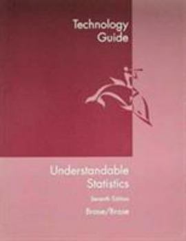 Paperback Technical Guide for Brase/Brase S Understandable Statistics, 7th Book