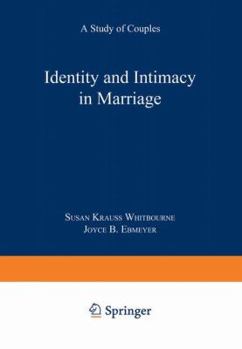 Paperback Identity and Intimacy in Marriage: A Study of Couples Book