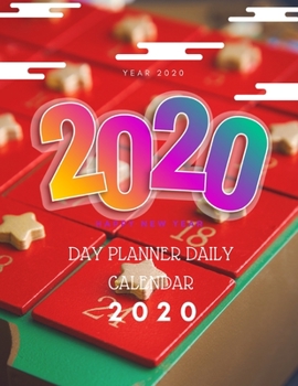 Day Planner Daily Calendar 2020 : 8. 5 X 11 Planner Undated Monthly Agenda Appointment Calendar Organizer Book with Dot Grid Paper Notebook with Hourly Planning and Star