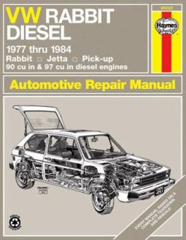 Paperback VW Rabbit Diesel 1977 thru 1984 (Haynes Manuals) Book